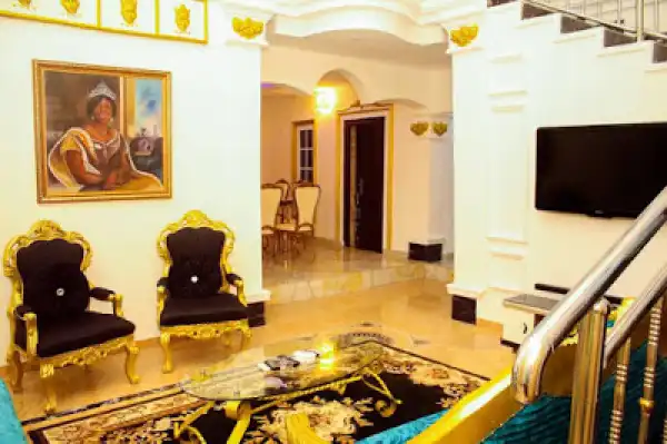 Checkout The Interior View Of The Mansion Comedian I Go Dye Bought For His Mum (Photos)